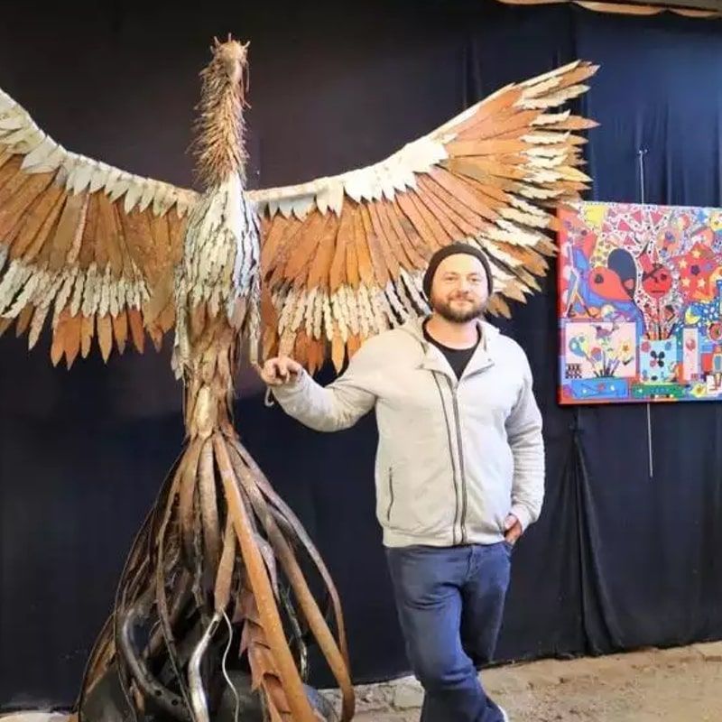 Jonathan Bréard : artiste soudeur à Rose Métal Lisieux le 25 juin 2022